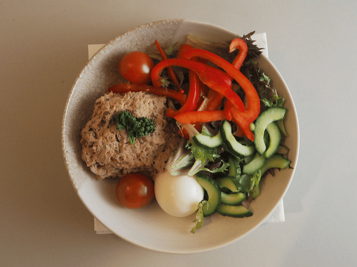 Grønnsalat med tunfisk